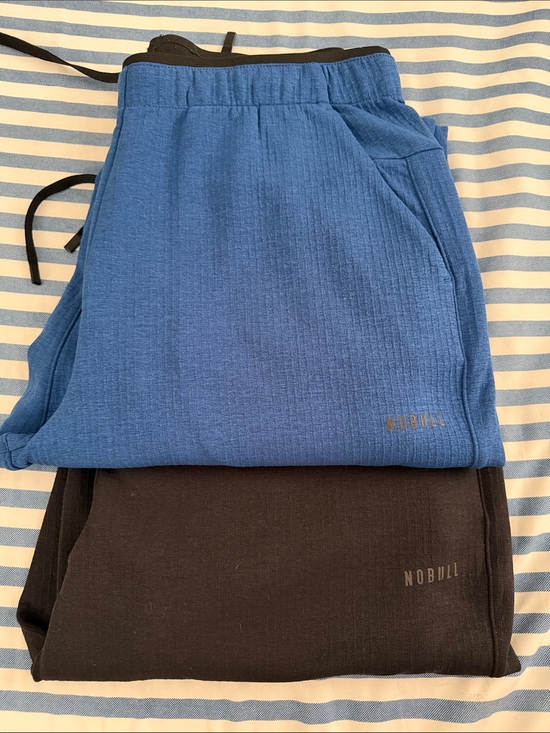 NOBULL Pants - NWOT: LOT of 2 NOBULL Track Women’s Jogger Pants M (blue / black)